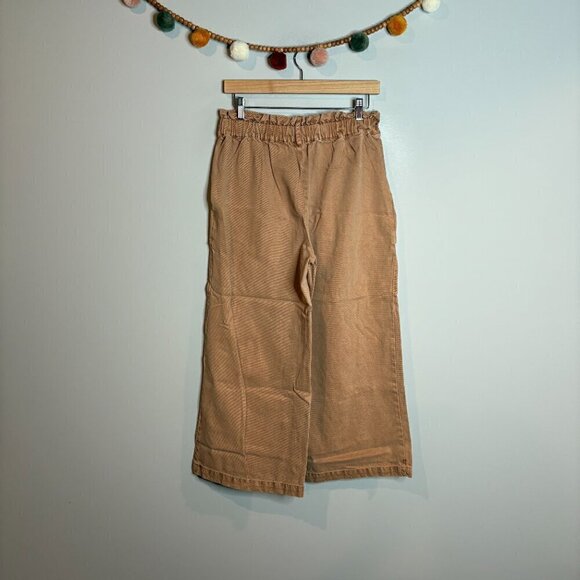 Young, Fabulous & Broke tan wide leg cropped pull on pants - Picture 3 of 5